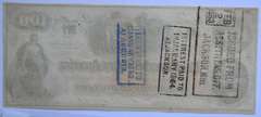Dec 18 1862 $100 Confederate States Note