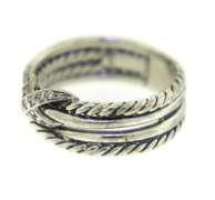 David Yurman X Crossover Ring with Diamond