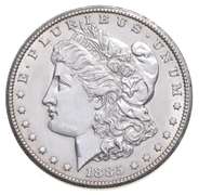 1885-CC Morgan Silver Dollar