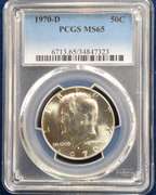 1970 D PCGS MS65 50 C