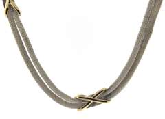 Favorite 2 Row X Mesh Necklace