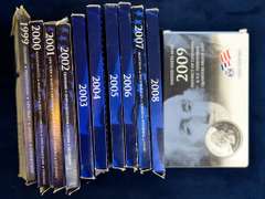 Lot Run Of Quarter Proof Sets 1990-2009 11 Total Sets