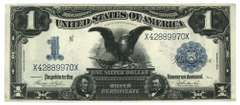 Crisp 1899 Series Large Size $1 Silver Certificate