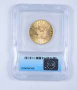 MS63 1891-CC $10.00 Liberty Head Gold Eagle - Graded by ICG