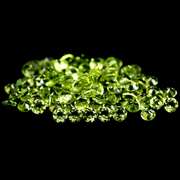 Brilliant 5.05ct set of matched diamond cut Peridot