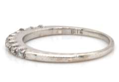 Simple 14kt WG Diamond Ring