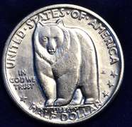 1936 S Bay Bridge Commemorative Half Dollar AU/BU