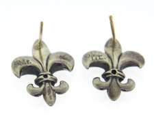 Mignon Faget Fleur De Lis Earrings
