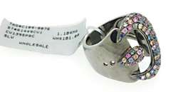 Le Vian Multi Color Gemstone Buckle Ring