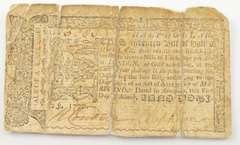 1770 Colonial Maryland - Annapolis Half Dollar Note