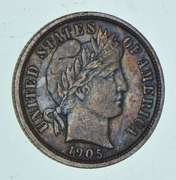 1905-O Barber Dime - Micro O