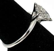 Large Marquise Diamond Solitaire Ring, 14KT