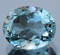 Impressive 6.33ct 10x12mm top Swiss blue Topaz