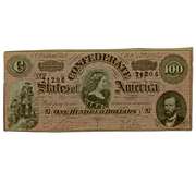 $ 100 Feb 17 1864 Series CSA Note