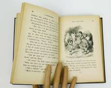 1917 Alice's Adventures in Wonderland Antique Book