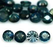 Multi-hue 4.30ct natural blue Sapphire set