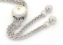 Dainty Sapphire Bracelet in Sterling Silver