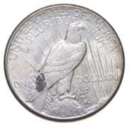 1927 Peace Silver Dollar