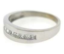 Gents 1.25ctw Princess Cut Channel Set Diamond Band