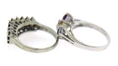 Lot of 2 Gemstone rings