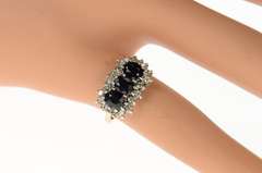 10K Yellow Gold 1.57 Ctw Natural Sapphire Diamond Halo Ring