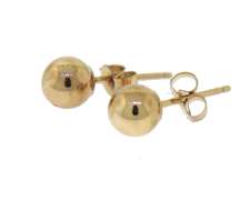 Nice Yellow Gold Small Ball Earrings