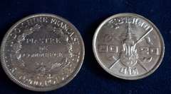 2 Silver Coins From Southeast Asia