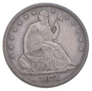 1871-S Seated Liberty Half Dollar