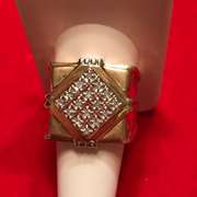 MENS 14K GOLD DIAMOND RING