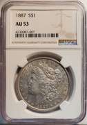Certified Morgan Silver Dollar 1887
