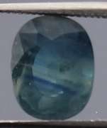 Heated only! 2.39ct blue green Sapphire