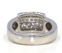 Elegant 14kt WG Pave Diamond Ring