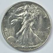 Very Choice BU 1937-P Walking Liberty Half Dollar