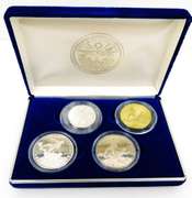 1994 World Cup Soccer 4 Coin Set with Box