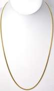 Heavy 24-Inch Curb-Style Chain in 14KT Yellow Gold