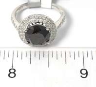Mesmerizing 14KT Black Diamond Ring