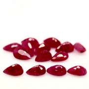 Heated only! 8.69ct violet red Ruby set
