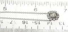 Powerful White Gold Diamond Pendant on chain