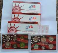 2004 & 2 2005 Silver US Proof Sets