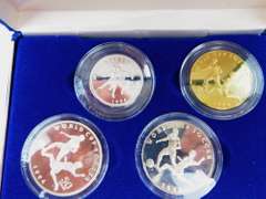 1994 World Cup Soccer 4 Coin Set with Box