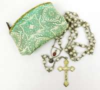 Vintage Rosary with Pouch
