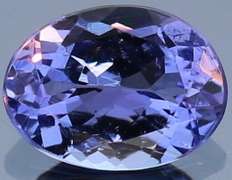 Vivid 1.19ct violet blue Tanzanite