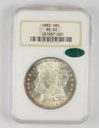 MS65 1883 Morgan Silver Dollar - CAC - Graded NGC