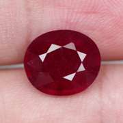 Fabulous 5.66ct deep blood red Ruby
