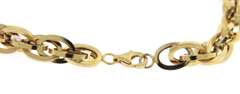 Fancy Double Oval Link Chain Bracelet