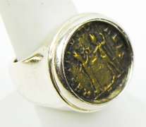 Silpada Sterling Silver Medallion Ring, Size 6.5