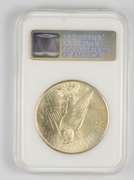 MS65 1925 Peace Silver Dollar - CAC - Graded NGC