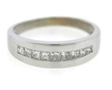 Gents 1.25ctw Princess Cut Channel Set Diamond Band