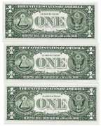 (3) Crisp Exceptional 1969-C $1 Star Replacement Notes FRB Of Atlanta-Consecutive Very Tough Series!