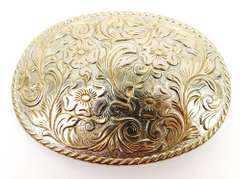 Big Carved Belt Buckle